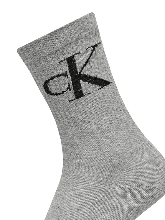 Calvin Klein Jeans Calvin Klein Jeans Set od 2 para ženskih visokih čarapa 701228811 Siva