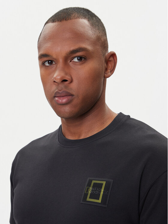 adidas adidas T-Shirt National Geographic Graphic KC2352 Μαύρο Regular Fit