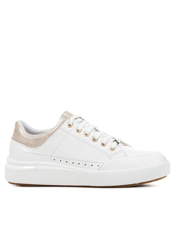 Geox Sneakersy D Dalyla D36QFA 046BN C1ZB5 Biela