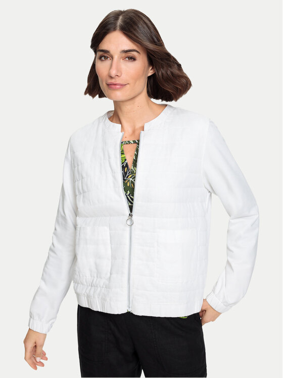 Olsen Olsen Μπλούζα 11201570 Λευκό Regular Fit