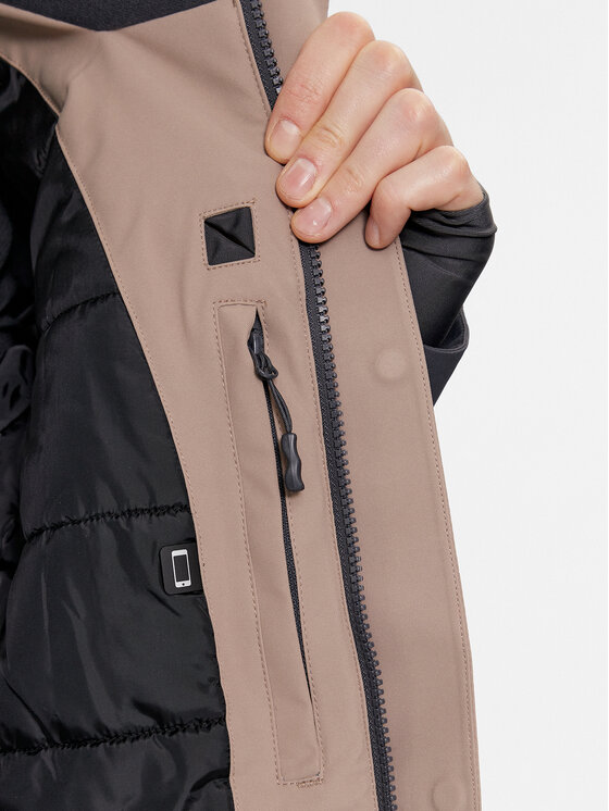 4F 4F Skijacke 4FAW23TTJAM347 Grau Regular Fit