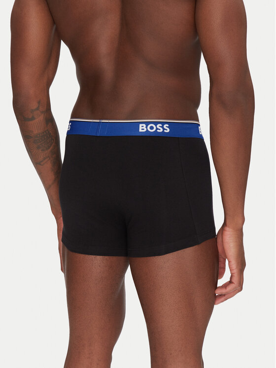 BOSS BOSS Bokserių komplektas Trunk 3P Power 50531684 Juoda