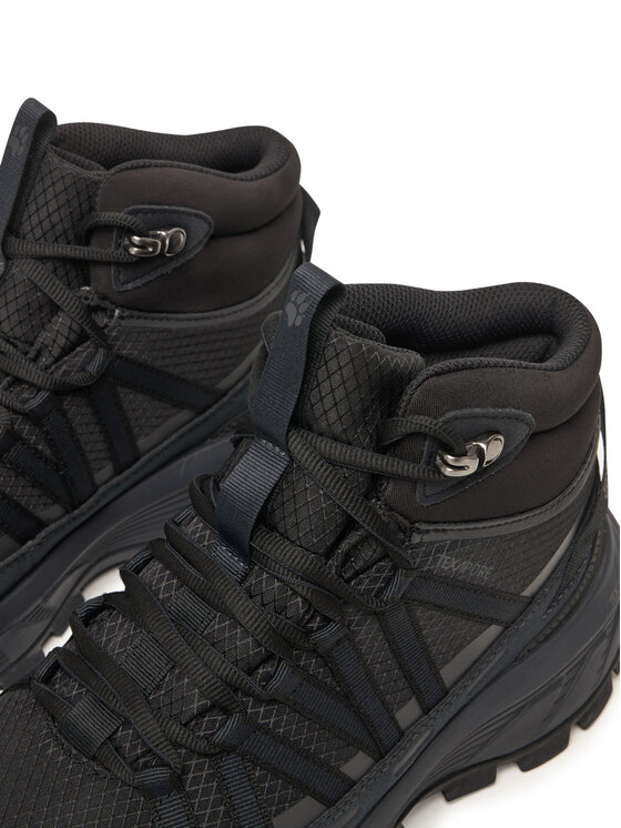Jack Wolfskin Jack Wolfskin Трекінгові черевики Wild Hike Texapore Mid W Чорний
