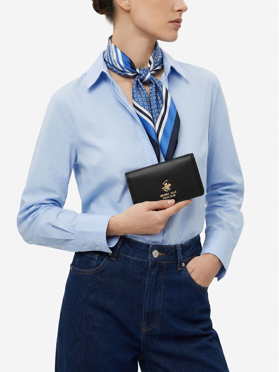 Beverly Hills Polo Club Portfel CWBEO-BHPC-W1-006-SS26 Czarny