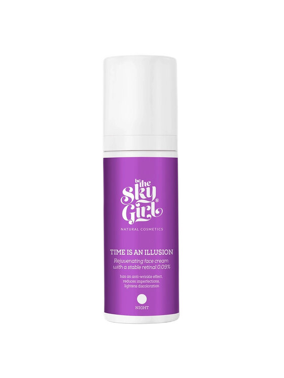 Krem do twarzy Be The Sky Girl, Be The Sky Girl Time Is An Illusion odmładzający krem do twarzy ze stabilnym retinalem 0.09% 30ml