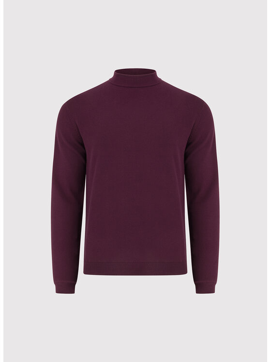 Pako Lorente Pako Lorente Sweter P26WN-2X-009 Fioletowy Regular Fit
