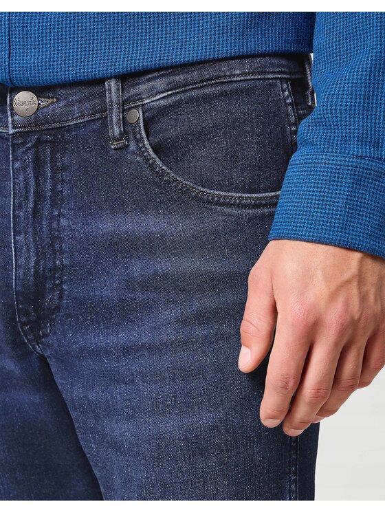 Wrangler Wrangler Jeansy Greensboro Niebieski Regular Fit