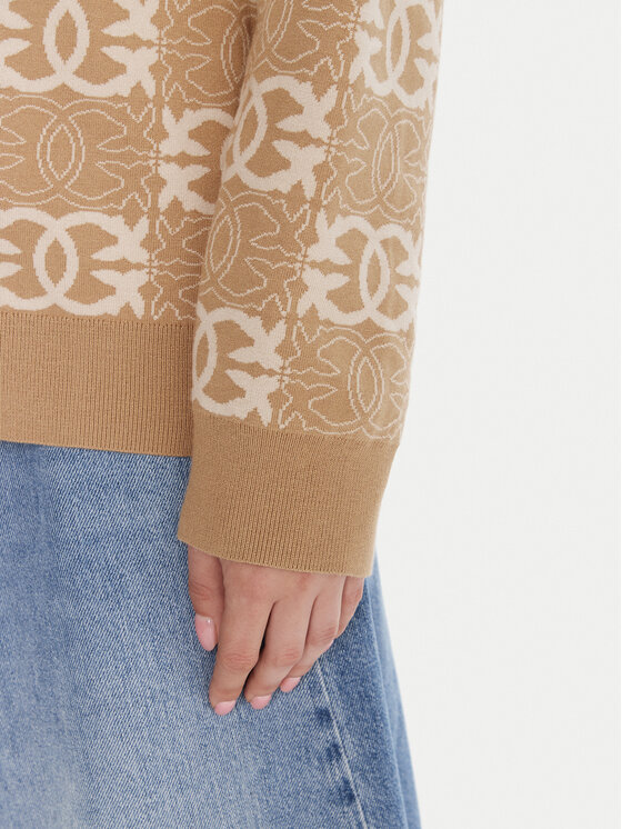 PINKO PINKO Kardigan Half Breed 106042 A2YD Bež Regular Fit