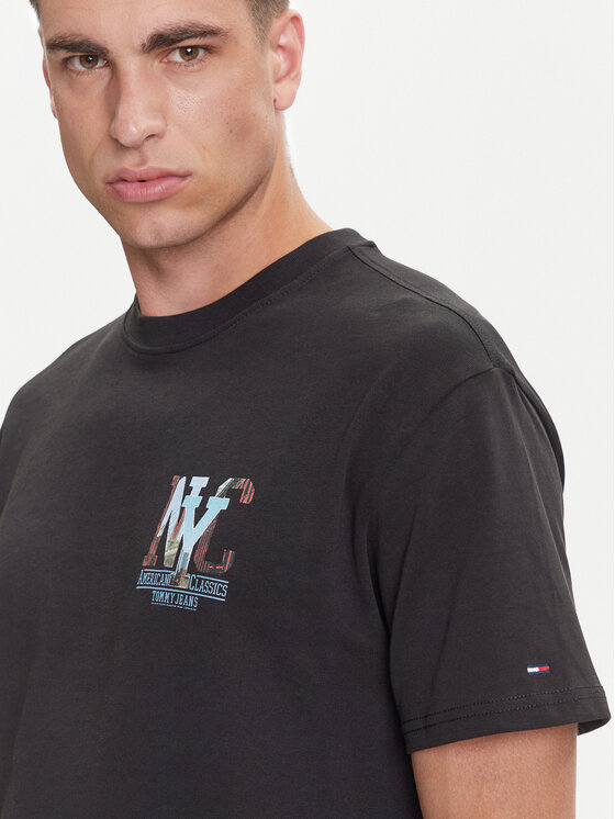 Tommy Jeans Tommy Jeans T-Shirt Novelty DM0DM21831 Szary Relaxed Fit