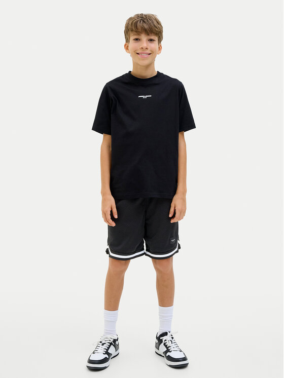 Jack&Jones Junior Jack&Jones Junior Športne kratke hlače Karl 12278621 Črna Relaxed Fit