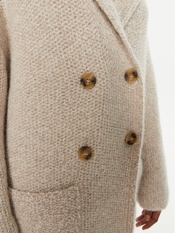 Marella Marella Kardigāns Mastice 2423906025 Écru Regular Fit