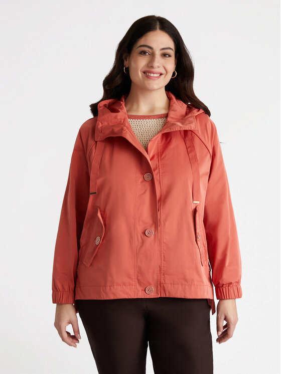 Fiorella Rubino Fiorella Rubino Cappotto F278T001329N017 Arancione A-Line Fit