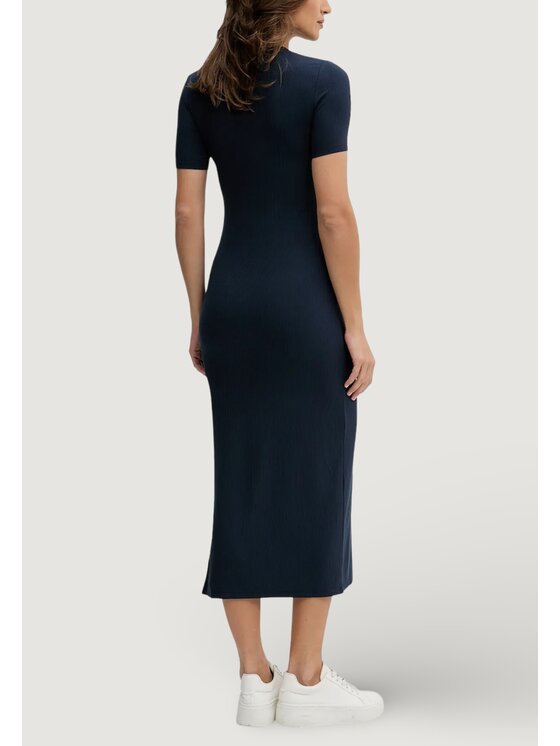 Calvin Klein Jeans Calvin Klein Jeans Vestito da giorno A - MODAL RIB SS DRE Blu Rib Fit