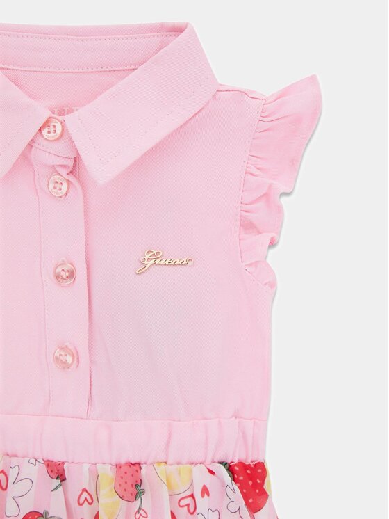 Guess Kids Guess Kids Sukienka codzienna 181327 Kolorowy Classic Fit