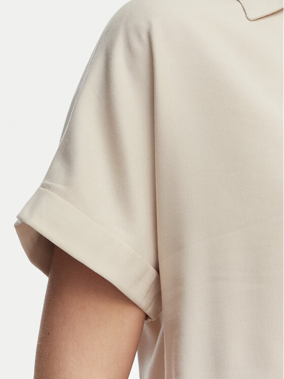 ONLY ONLY Polo särk Aris 15364279 Beež Loose Fit