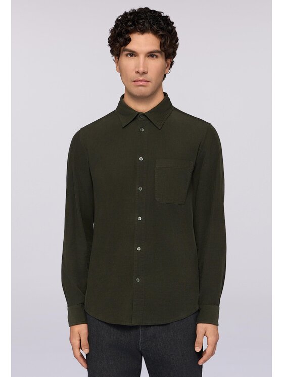 Trussardi Trussardi Camicia 5013N000015N035 Verde Regular Fit
