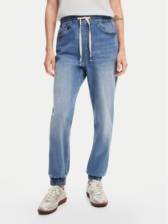 Desigual Desigual Дънки Caliope 24WWDD83 Син Regular Fit