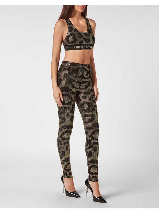 PHILIPP PLEIN PHILIPP PLEIN Biustonosz sportowy 5785 Brązowy