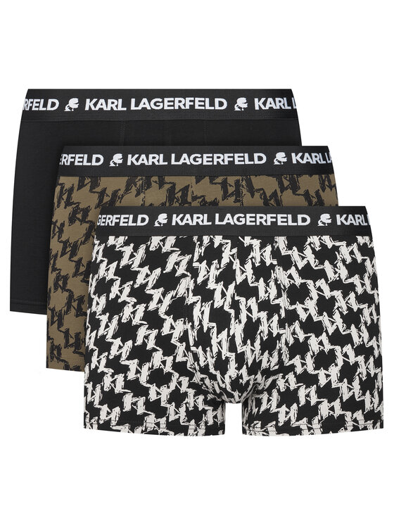 KARL LAGERFELD Komplet 3 par bokserek A4M47001 Kolorowy