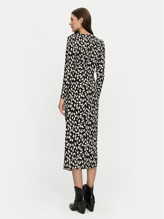 Brave Soul Brave Soul Sukienka codzienna LDRW-272LAUREL Czarny Regular Fit
