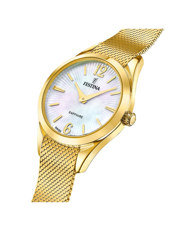 Festina Festina Ρολόι F20077-1 Χρυσό