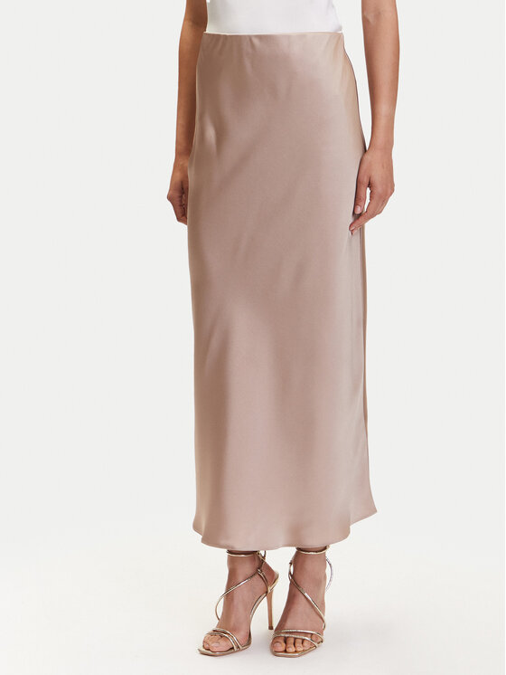 Marella Marella Gonna maxi Panda 2515101022 Écru Regular Fit