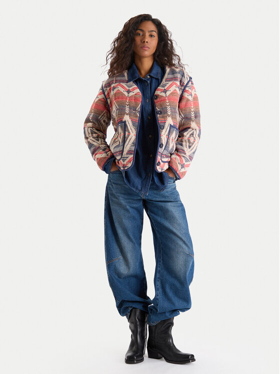 Mustang Mustang Übergangsjacke Roxbury 1016747 Bunt Relaxed Fit