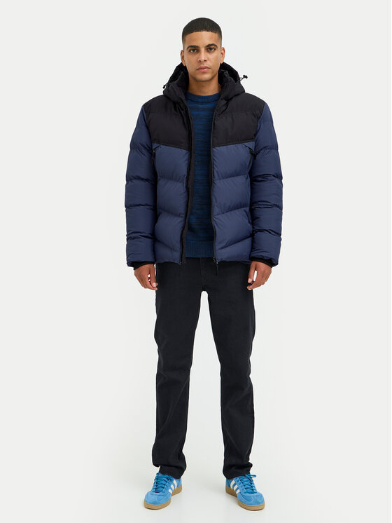 Blend Blend Télikabát 20717475 Sötétkék Regular Fit