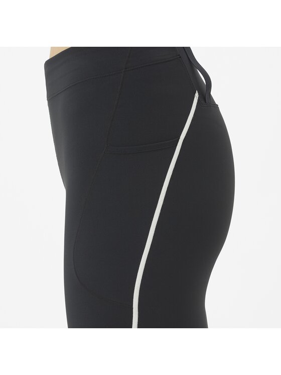 Salomon Salomon Szorty sportowe SENSE AERO STOW TIGHTS 6" W Czarny Regular Fit