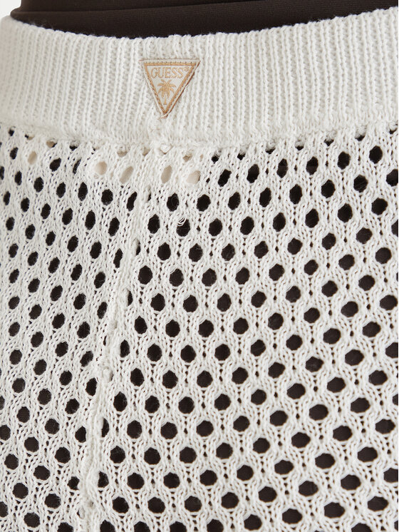 Guess Guess Hlače E6GB05 Z5632 Bijela Regular Fit