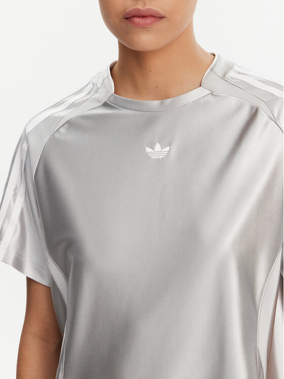 adidas adidas Sukienka codzienna adicolor Teamgeist JD0262 Szary Loose Fit