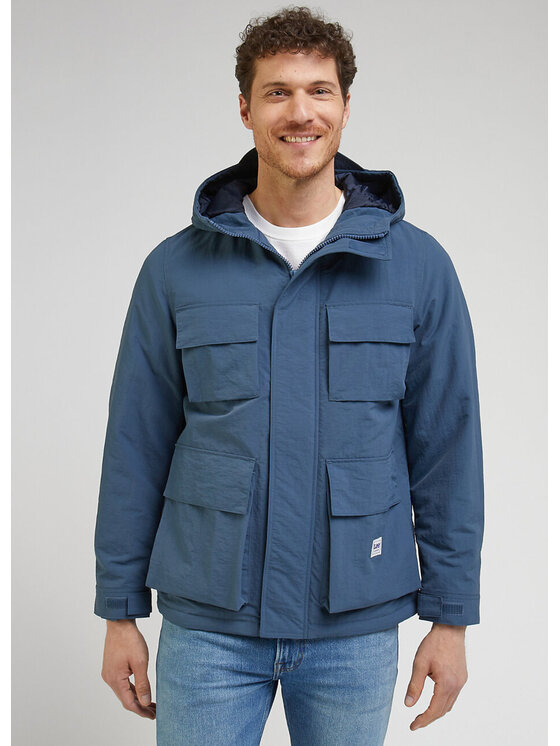 Lee Lee Giubbotto invernale UTILITY JACKET Blu Regular Fit