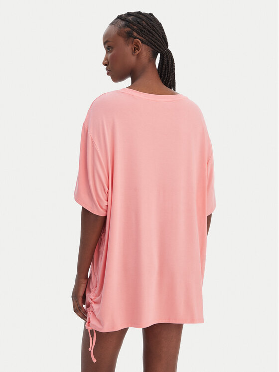 Guess Guess Marškinėliai E4GI00 K68D2 Rožinė Oversize