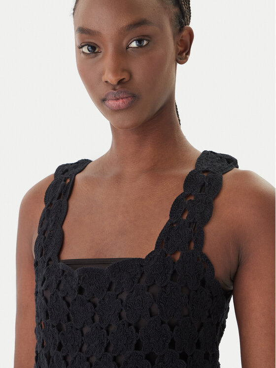 Fracomina Fracomina Top FR26ST4017K488R6 Nero Slim Fit