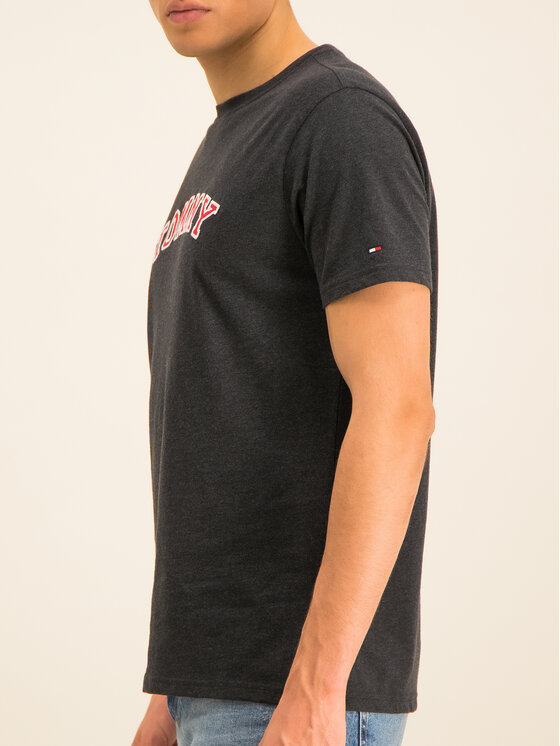 Tommy Hilfiger Tommy Hilfiger T-Shirt Tee Logo UM0UM01623 Czarny Regular Fit