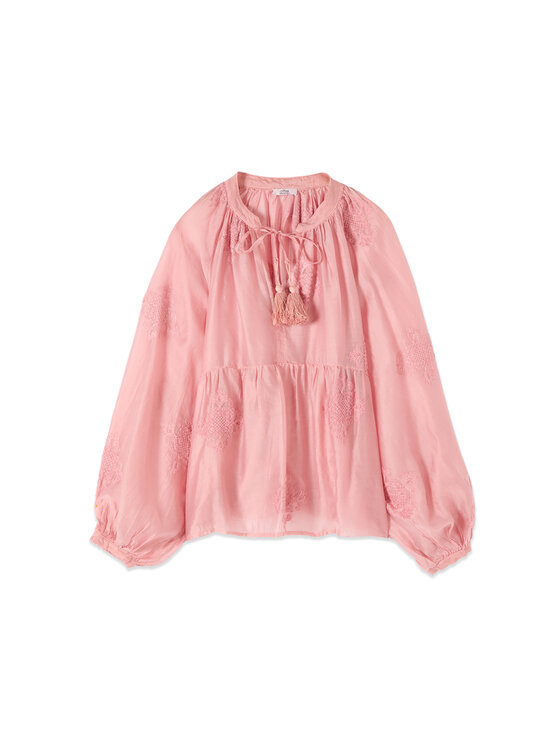 Oltre Oltre Blusa 2010J000775N006 Rosa Over Fit