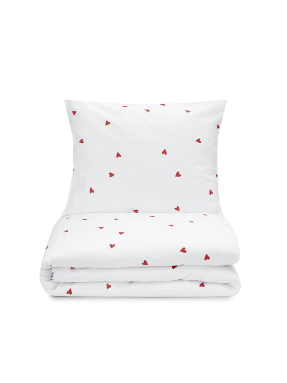 White pocket White pocket Komplet pościeli satynowa Biały