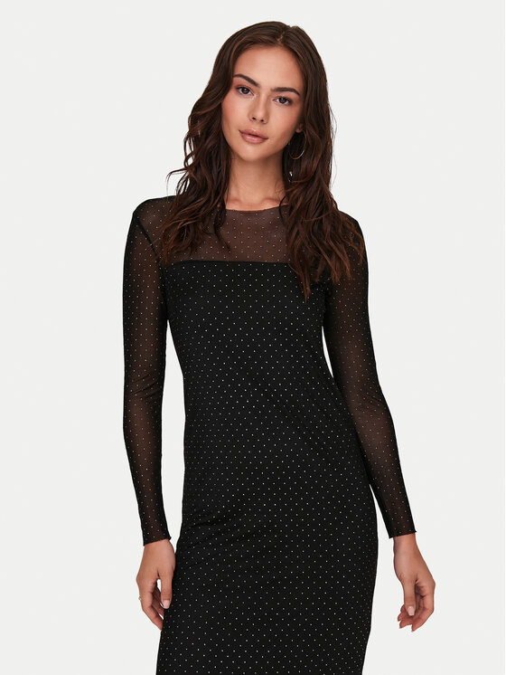 JDY JDY Rochie de zi Elsa 15335584 Negru Regular Fit