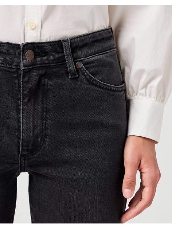 Wrangler Wrangler Jeansy SIENNA Czarny Slim Fit