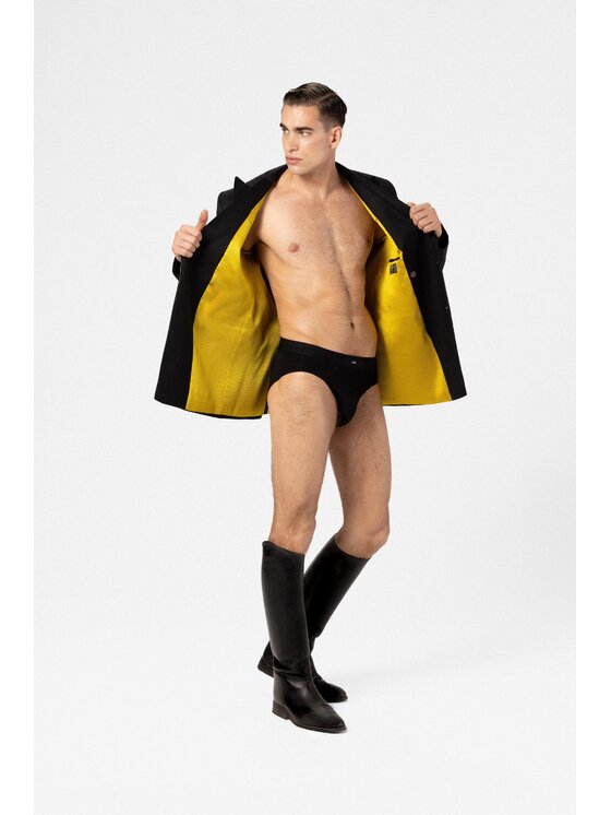 LE POSSÉ LE POSSÉ Σακάκι MJB Μαύρο Tailored Fit