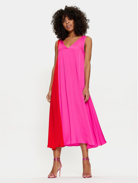 LOLA CASADEMUNT Rochie de zi MS2416023 123 Roz Relaxed Fit