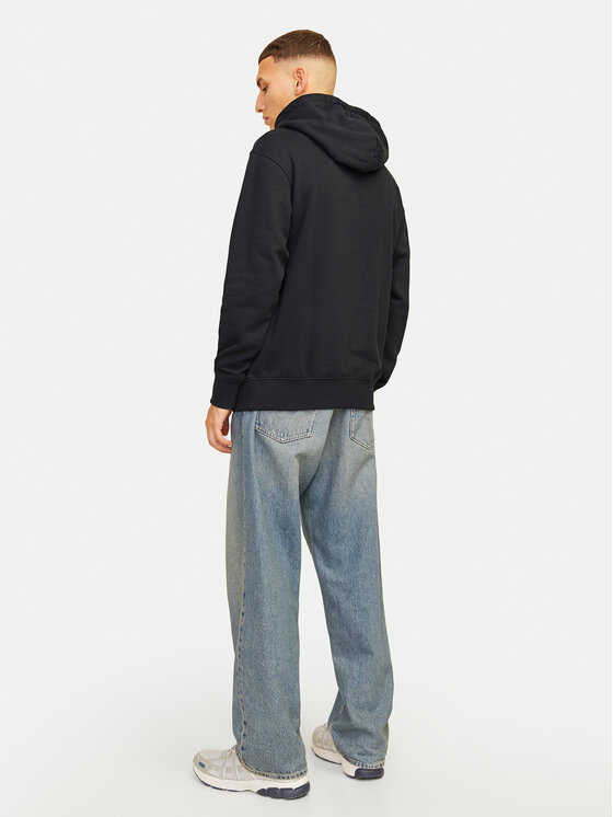 Jack&Jones Jack&Jones Majica dugih rukava Bronx 12262919 Crna Regular Fit