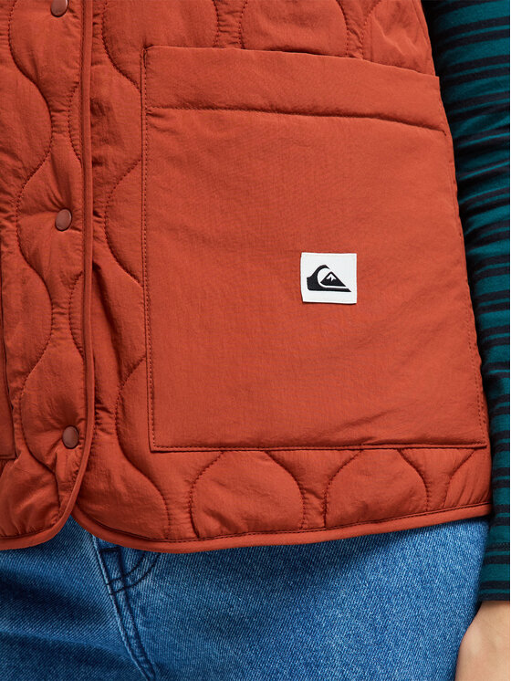 Quiksilver Quiksilver Αμάνικο Μπουφάν Kalong EQWJK03085 Μαύρο Boxy Fit