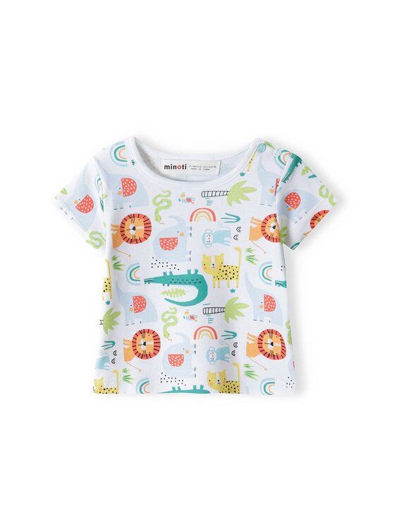 minoti minoti Komplet t-shirtów savanah 2 Biały Regular Fit