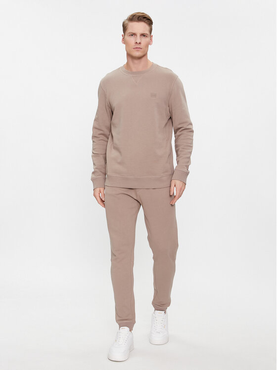 BOSS Boss Spodnie dresowe Sestart 50509303 Brązowy Regular Fit