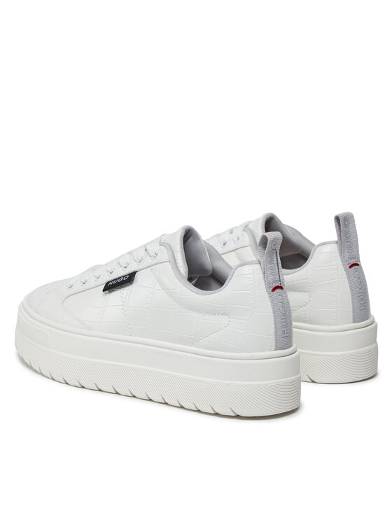 HUGO Lyssa_Tenn_nysdpu, Scarpe da Ginnastica Donna, Open White, 39 EU