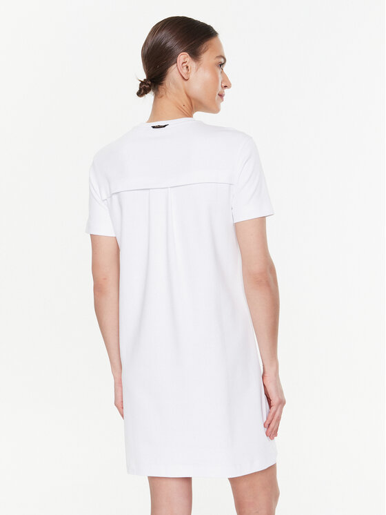Napapijri Napapijri Kleid für den Alltag J-Rucu W NP0A4GXN Weiß Regular Fit