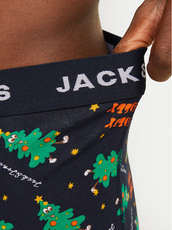 Jack&Jones Jack&Jones Súprava spodnej bielizne Holly Jolly 12266780 Tmavomodrá