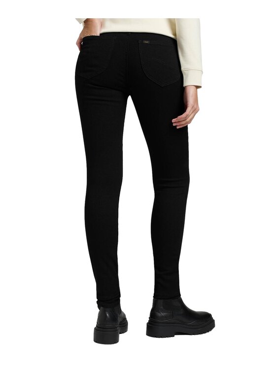 Lee Lee Jeansy L626SH47 Czarny Skinny Fit