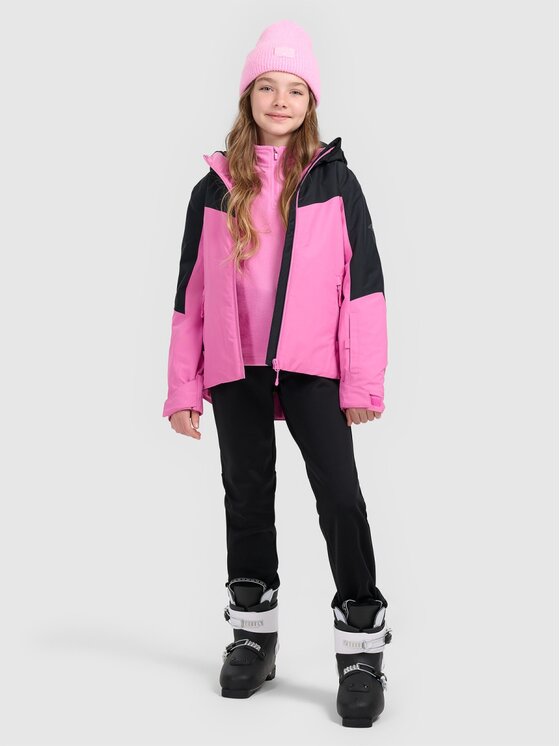 4F 4F Kurtka narciarska BASIC SKI Różowy Regular Fit